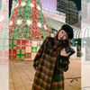 <曾小咸推荐> 【浪漫续杯】红色格子大衣 商品缩略图2