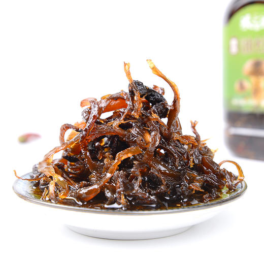 云南特产米之州油松茸菌美食小吃下饭菜拌面瓶装460克 商品图4