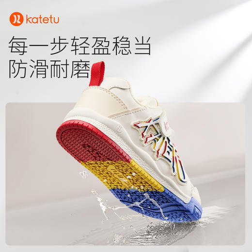 卡特兔童鞋女童板鞋2024春季新款宝宝鞋软底防滑透气跑步运动鞋 商品图3