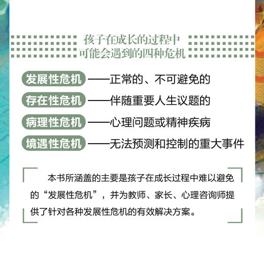 成长中的危与机 写给家长和教师的青少年心理健康指南 青春期百科大全与青春期和解青春期情绪心理学书籍原生家庭青少年叛逆网络 商品图2