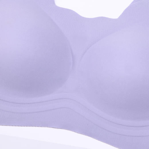 都市丽人Vbra内衣女泳布文胸无尺码背心式薄款无钢圈无排扣LB46K1 商品图11