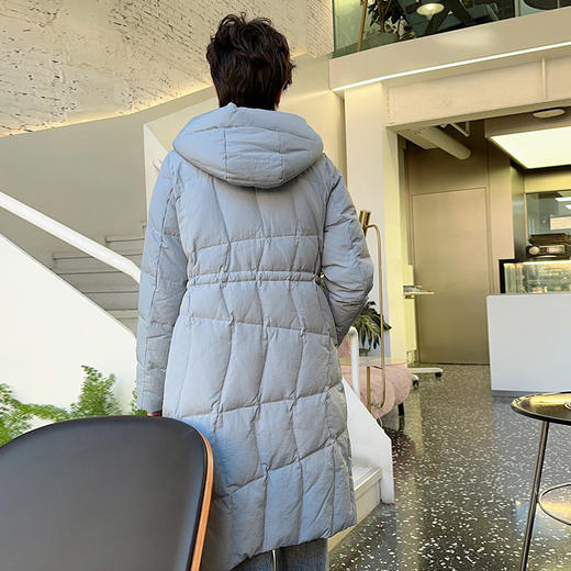 SAINT L’UCK/圣媛女装  连帽中长羽绒服SA419S59 商品图2