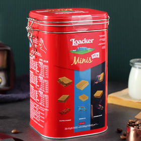 莱家混合味迷你威化饼干 （罐装）