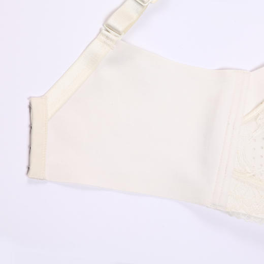 都市丽人舒软挺塑轻塑调整型内衣女蕾丝塑身AB杯3/4杯A加加厚B中厚文胸树脂胶圈四排扣LJ44A3 商品图6