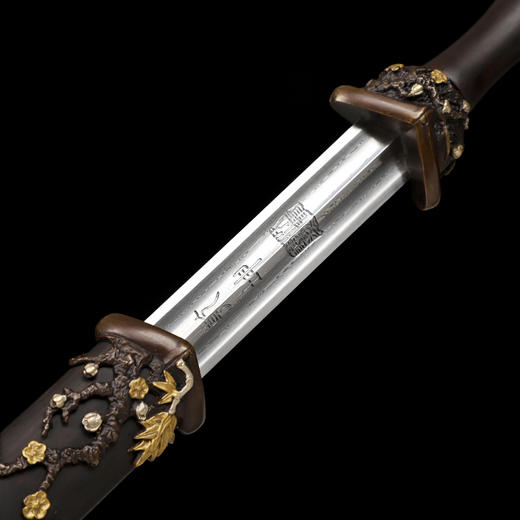 经典款梅兰竹菊剑 龙泉沈广隆宝剑 传统剑 礼品剑 收藏剑 未开刃 商品图4