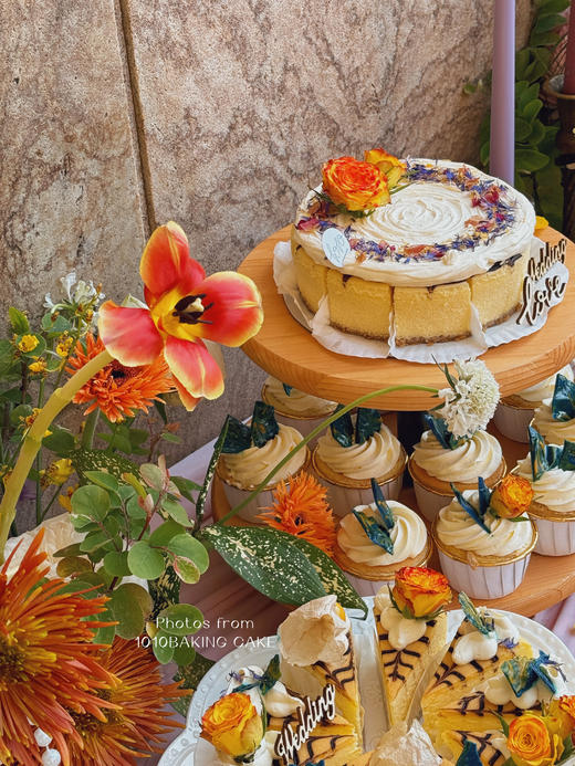 「向日葵主题」惠州白鹭湖  户外婚礼甜品台案例 商品图2