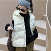 【温暖羽绒！添衣保暖】儿童马甲男童背心宝宝春秋新款，羽绒棉马夹连帽外套女童保暖坎肩女，柔软舒适，透气性好 商品缩略图4