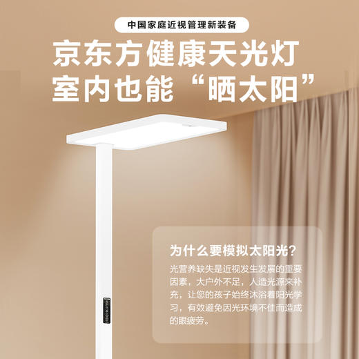 京东方健康 全光谱健康护眼落地灯 100W大路灯 商品图0