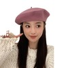 雀说 帽子女羊毛贝雷帽女复古画家帽显脸小红色帽潮流3ZF-120505 商品缩略图4