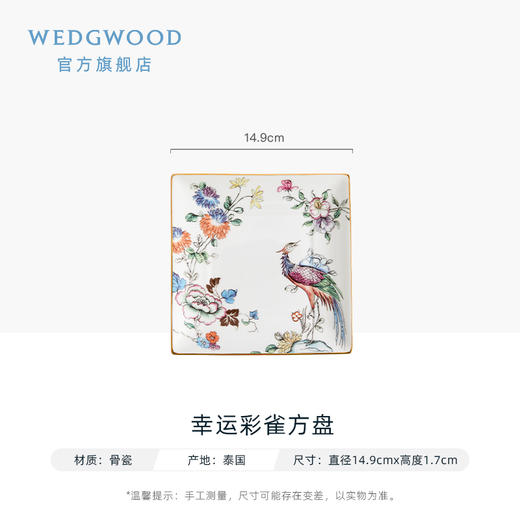 WEDGWOOD幸运彩雀餐盘小雀幸高级创意果盘骨瓷餐具 商品图0