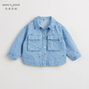 马克珍妮女童碎花满印牛仔外套儿童百搭大口袋上衣春款新品240060 商品缩略图2
