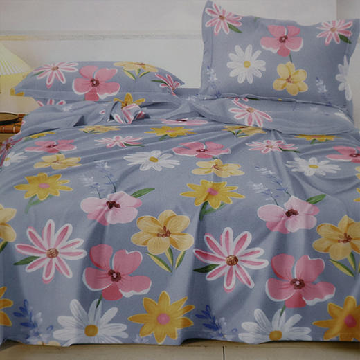 棉小竹双人床单2.5*2.5M 商品图0