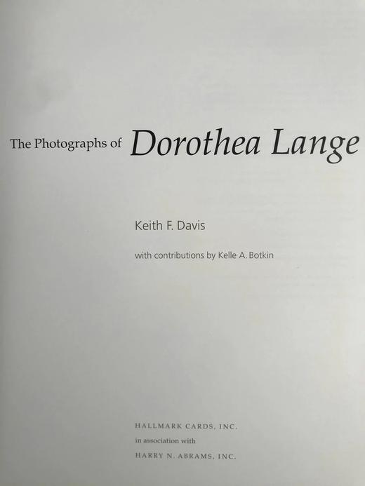 多罗西亚·兰格摄影图集 85幅插图 精装大16开 商品图3