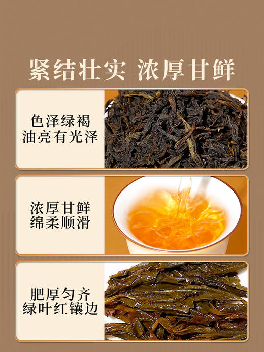 岩语 水金龟礼盒装 武夷岩茶正宗四大名丛特级乌龙茶茶叶送礼80g 商品图3