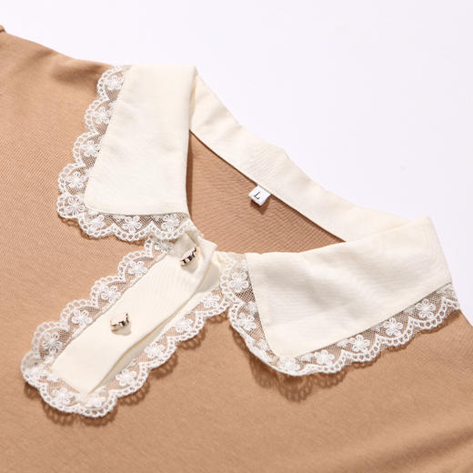 都市丽人生活家居春夏睡衣女凉感无尘棉家居服薄款短袖裙女士睡裙LH46C1 商品图6