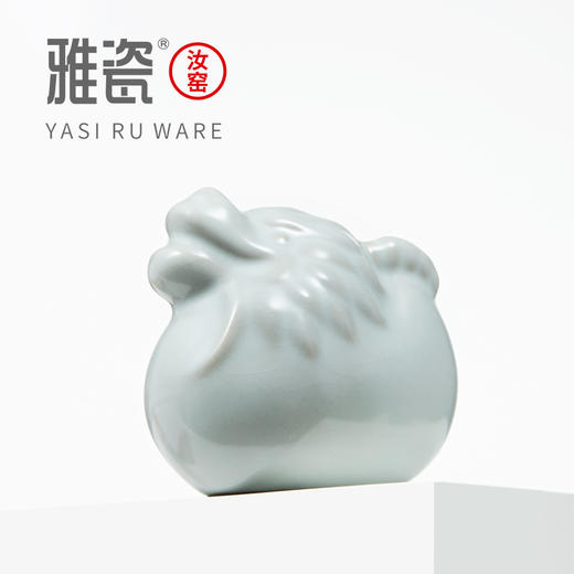 汝窑小青龙  茶宠  摆件 商品图8
