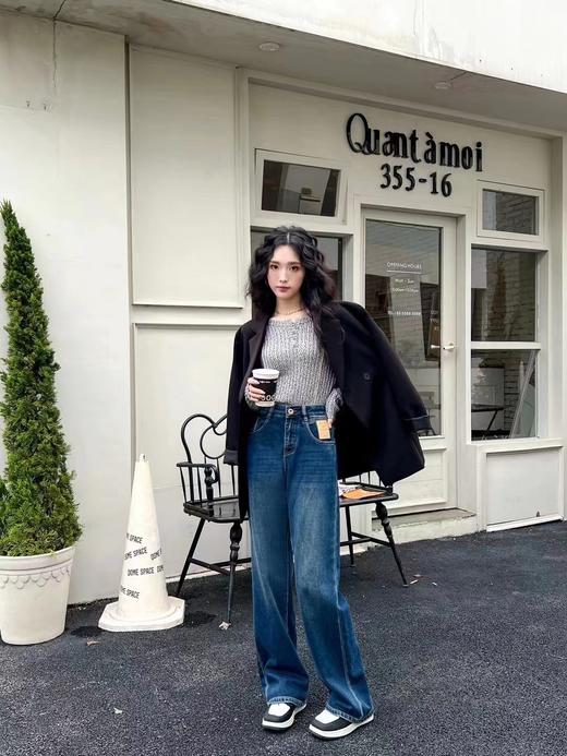 女牛仔直筒裤21972 商品图4