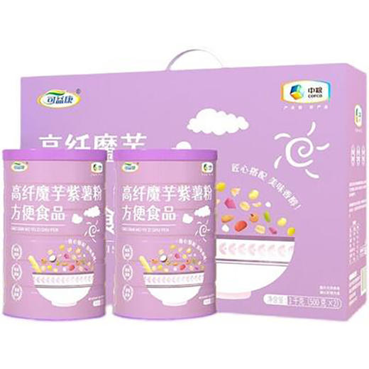 中粮可益康高纤魔芋紫薯粉礼盒 商品图0
