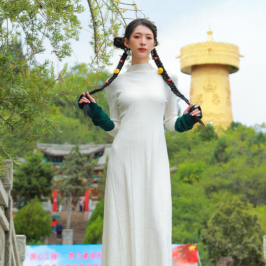 对梅吟针织连衣裙 | 显瘦打底裙 | 现货加急发 商品图1