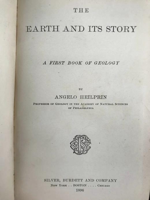 1896年 地球与它的故事 64幅插图 漆布精装32开 商品图2