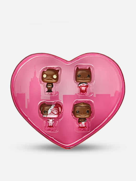 Funko POP DC Val Box(Choc) 6pc PDQ DC情人节巧克力Pocket 4个装公仔手办摆件 76225 商品图3