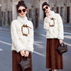 冬季新款，白鸭绒时尚潮流中式复古绣花毛领羽绒服HR-DMGY512 商品缩略图2