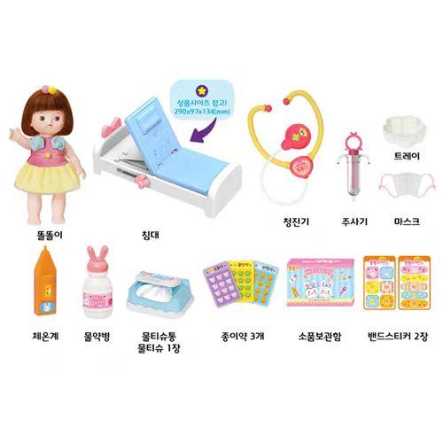 Mimiworld Toritori 医院游戏 娃娃仿真婴儿女童玩具医院场景打针游戏过家家 3岁+ 商品图3