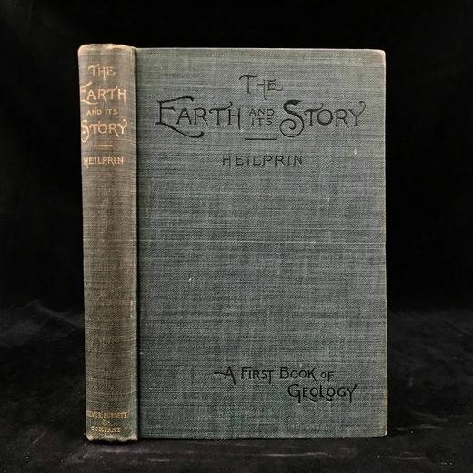 1896年 地球与它的故事 64幅插图 漆布精装32开 商品图0