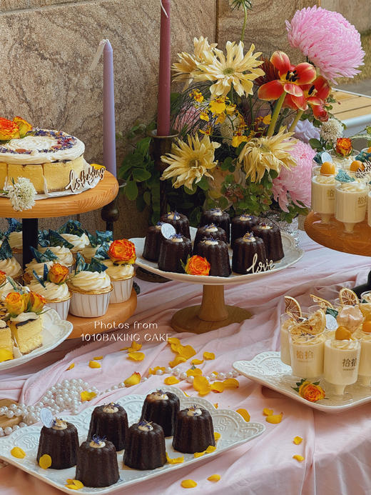 「向日葵主题」惠州白鹭湖  户外婚礼甜品台案例 商品图1