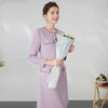 EITIE爱特爱气质千金OL通勤浅紫色小香风显瘦长袖连衣裙24春新款A2407305 商品缩略图1