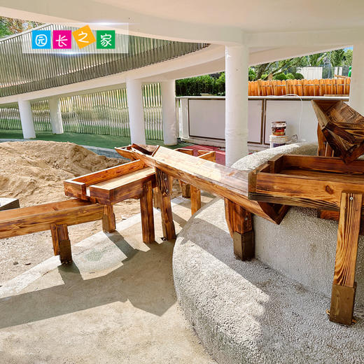 导流槽引水玩具儿童戏玩水木质流水渠道 商品图2