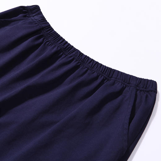 都市丽人都市锋尚好睡好眠春夏睡衣男单面无尘棉家居服薄款短袖长裤男士套装新年本命年红品FH40A2 商品图8