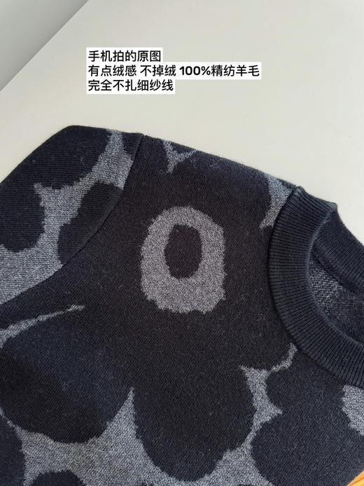 吐血推荐老客---冬季M花朵软糯圆领毛衣 100%羊毛【包邮+三天无理由tui换】 商品图13