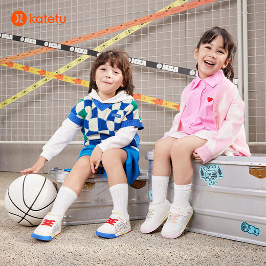 卡特兔童鞋女童板鞋2024春季新款宝宝鞋软底防滑透气跑步运动鞋 商品图1