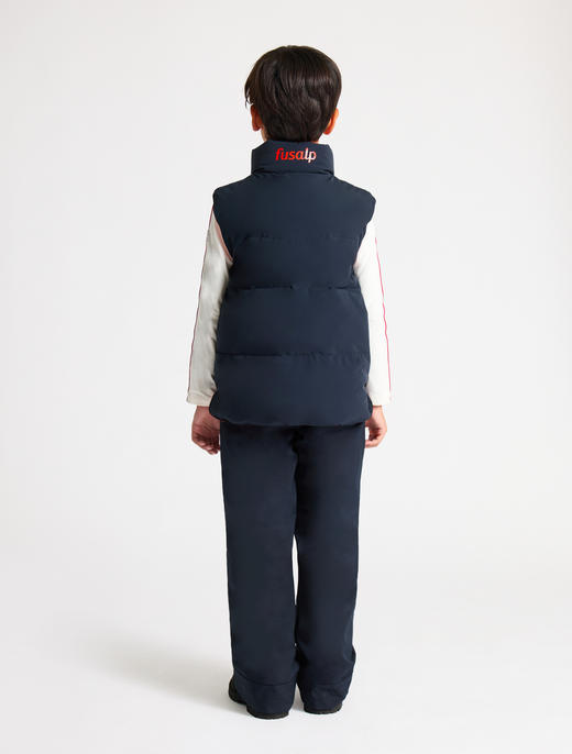 Fusalp - Venus  - Marin/Soul - 童装 - 夹克 - 深蓝色/橙色 商品图2