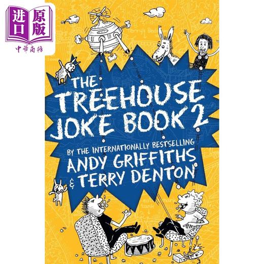 【中商原版】The Treehouse Joke Book 1-2 树屋故事的笑话书2册 英文原版 进口图书 树屋历险儿童幽默图画书 Andy Griffiths 商品图2