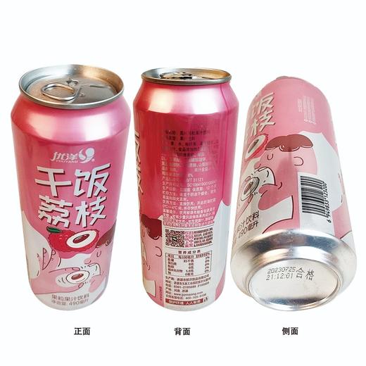 优洋干饭荔枝果粒果汁饮料490ml*15瓶 商品图1