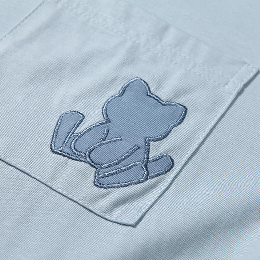 都市丽人亲情蜜语都市锋尚舒适外出春夏睡衣男凉感无尘棉家居服薄款短袖短裤男士套装FH49A1 商品图9