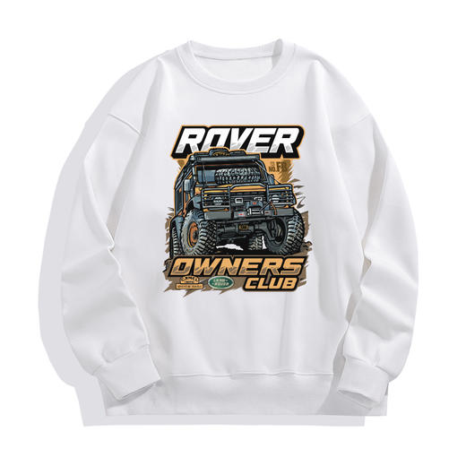 ROVER路虎卫士图案印花冬季男士抓绒套头卫衣国潮新品越野定制服 NMT-2083 商品图5