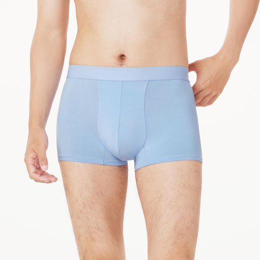 都市丽人都市锋尚简约基础内裤男60S木莱尔男士内裤平角内裤新年本命年红品FK4CB1 商品图1