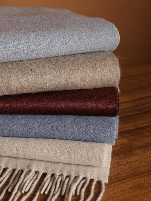 callisto两色可选桑蚕丝混纺围巾 FRSCF902D 商品图4