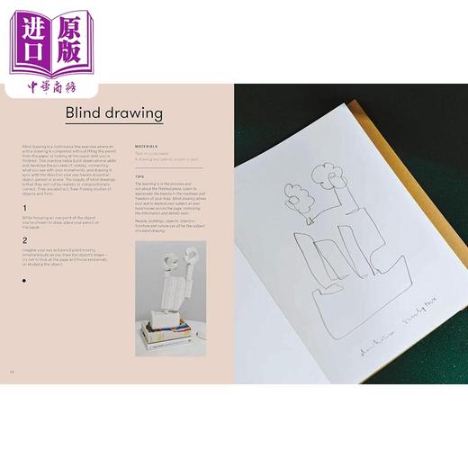 【中商原版】Art Class: Doodling Your Way To Creativity 进口艺术 艺术课：线条与色彩 T&H出版 商品图3