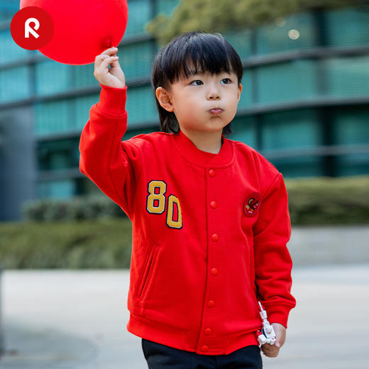 reima男女儿童夹克大童2024春季新款洋气防风保暖休闲开衫外套 商品图1