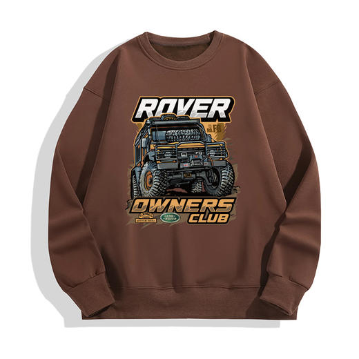 ROVER路虎卫士图案印花冬季男士抓绒套头卫衣国潮新品越野定制服 NMT-2083 商品图2