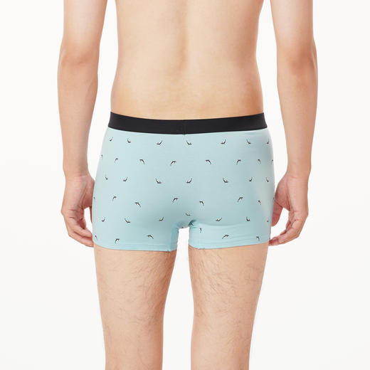 都市丽人都市锋尚日常休闲内裤男40S棉拉架男士内裤平角内裤FK4CA7 商品图3