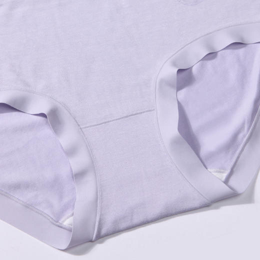 都市丽人健康木代尔系列纤柔绵内裤女人棉女士内裤中腰平角内裤新年本命年红品LK45E3 商品图7