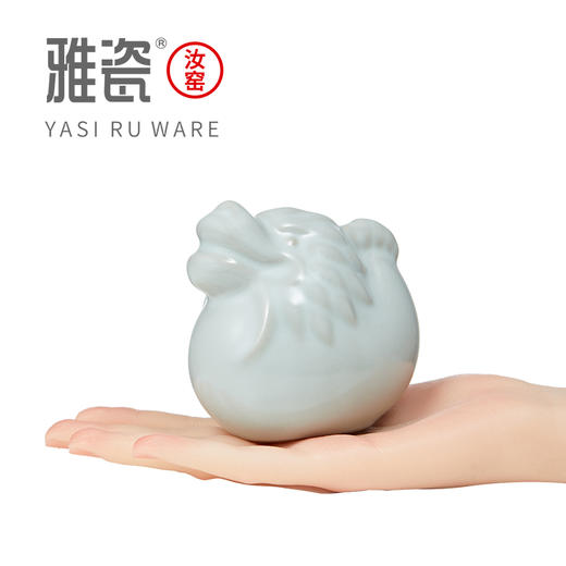 汝窑小青龙  茶宠  摆件 商品图5
