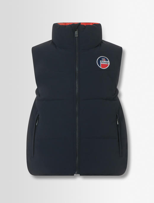 Fusalp - Venus  - Marin/Soul - 童装 - 夹克 - 深蓝色/橙色 商品图0