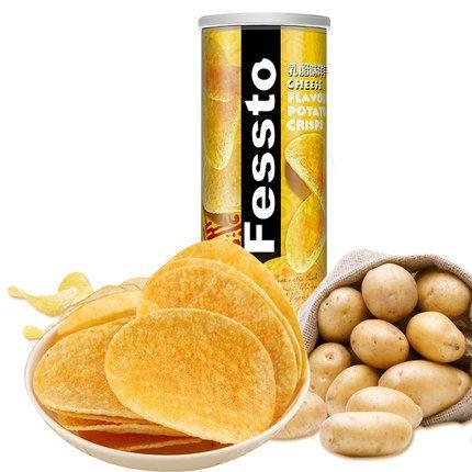 菲思图乳酪味薯片160g 商品图0