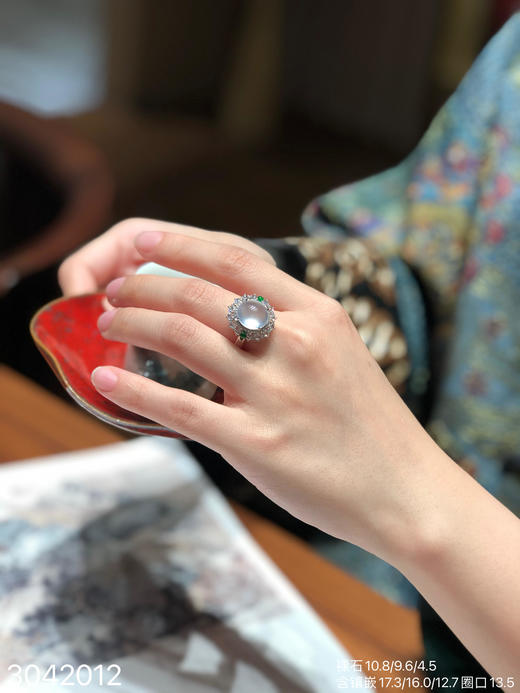 3042012，蛋面戒指。具体价格微信咨询 商品图4